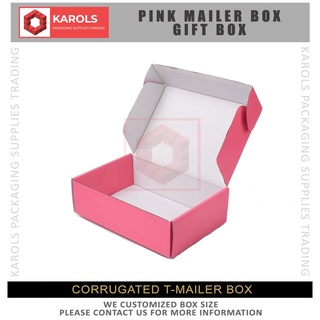 (Karol's) Carton box Corrugated Box Packaging Kraft Brown Kraft Mailer Box Gift Box Die cut Box (7)