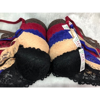☄☄Push up bra with wire full lace makapal foam size 32-36