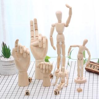 Palm Joint Movable Wooden Joint Arm Palm Doll Man Artist Figures Model Painting Sketch Wooden Crafts Decoration