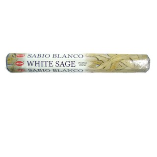 Hem White Sage ORIGINAL Incense Sticks From India (20pcs) With Free Cleansing Instructions