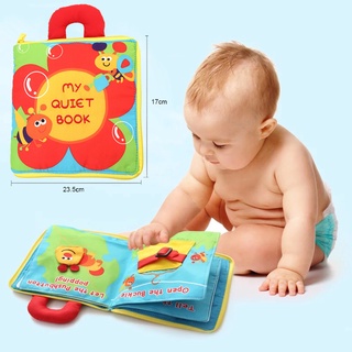 Cloth Books Infant Early Cognitive Development My Quiet Bookes Baby Goodnight Educational Washable
