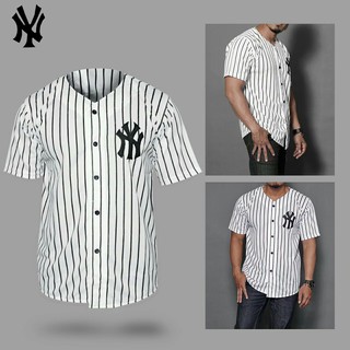 Ny White Baseball Jersey Premium / Can Pay In Place / Jersey / Baseball Shirt