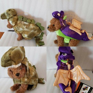Stuffed Dinosaur/Dragon Pet Costume Dog Cat Cute Clothes Halloween