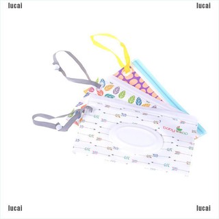 【lucai*COD】Clutch and Clean Wipes Carrying Case Eco-friendly Wet Wipes Bag Clamsh