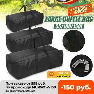 150L 100L 55L Gym Bag Outdoor Men's Black Large Capacity Duffle Travel Gym Weekend Overnight Bag