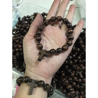 Wooden Rosary Bracelet