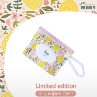 Baby Moby Dry Wipes Pouch Dispenser - Floral Pink