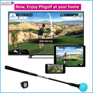 Phigolf Mobile and Home Smart Golf Game Simulator with Swing Stick - WGT Edition 2019