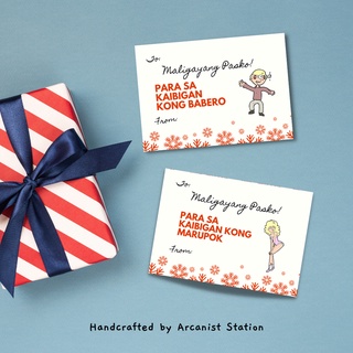 Pasko Humor - Witty Gift Card Tags (6)