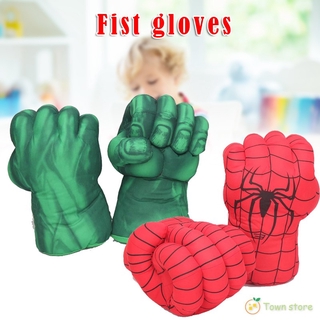 Marvel Avengers Endgame Superhero Spider Man The Hulks Toys Boxing Gloves Kid Boy Gift