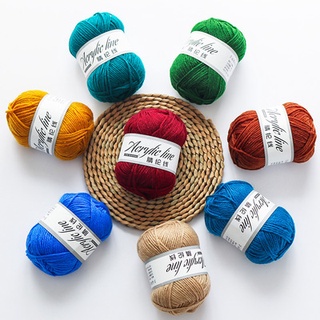 Little snowman❄ Smooth Acrylic thread Knitting Wool Crochet Yarn Milk Cotton Hand Knitted Yarn