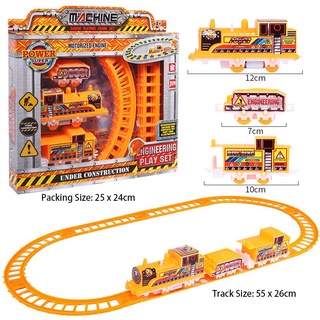 （Spot Goods）Toys for Kids Fun Rail Car Kids Track Train Toy Set Puzzle Assembly Track Toys Car s3jl