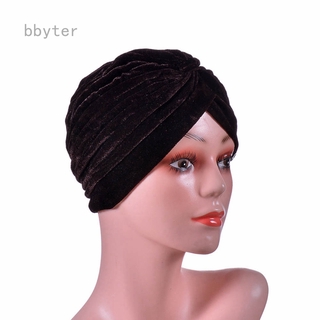 BBYTER Women Bandanas Stretchy Turban Muslim Hat Headband Wrap Chemo Hijab Knotted Indian Caps