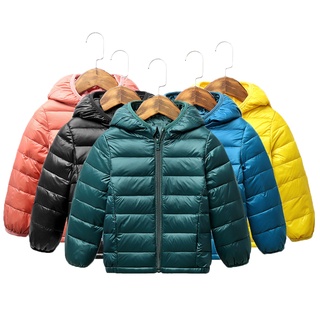 Children Winter Jacket Ultra Light Down Baby Girls Jackets Kids Hooded Outerwear Boys Snowsuit Coat (1)