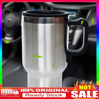 COD-12V 500ml Car Heating Thermal Cup Bottle Thermostat Coffee Water Mug Heater