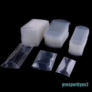 [prosperityu2]50pcs pillow shape clear PVC candy box packaging gift box wedding party favor Jva0
