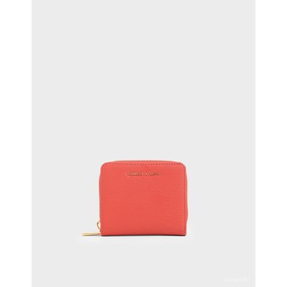 charles bag♣(Spot Goods）CHARLES & KEITH Small Zip-Around Wallet
