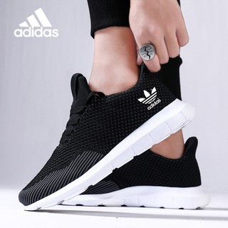 New Adidas Sports Men's Large Size Breathable Fly Woven Mesh Shoes Lightweight Running Shoes Fashion Casual Non-slip Wear-resistant Shoes Simple And Versatile High-top Shoes 39-46 (1)