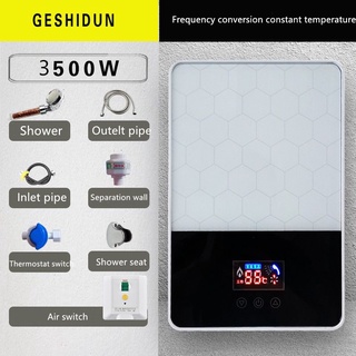 ◑﹊Instant electric water heater 4500W （Free: electric isolation wall, Shower head, air switch)