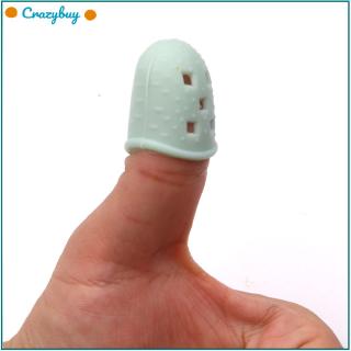 1 Pair Kalimba Guitar Thumb Finger Picks Protector Silica Gel Finger Cots Fingertip Nail Protection (2)