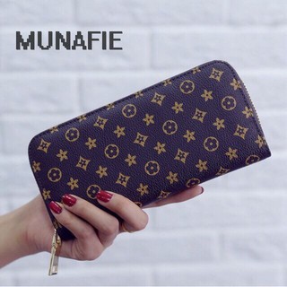 MUNAFIE.PH Korean wallet bag Lady Women Leather Wallet Long Card