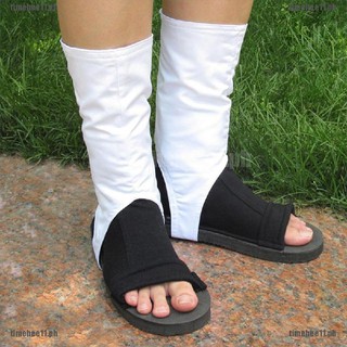 【TimeHee11】1 Pair Ninja Shoes Boots for Naruto Akatsuki Black Cosplay 11 Sizes