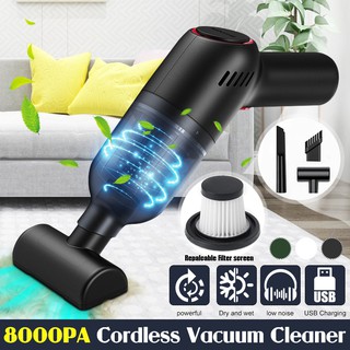 Vacuum Cleaner Portable Handheld Car Vacuum Cleaner 8000Pa Suction USB Wireless Vacuum Cleaner (1)