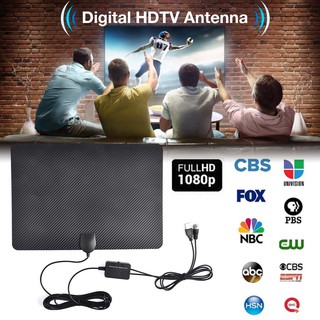 HDTV Antenna Indoor Amplified Digital TV Antenna ATSC Cable Support All Television
