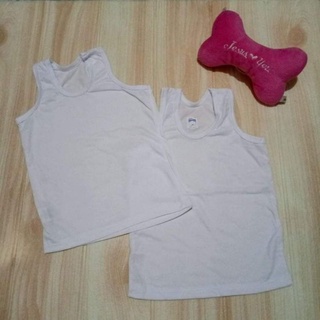 (1 pc)Sando Plain White Cotton for Baby boy/Newborn(Lucky Cj)