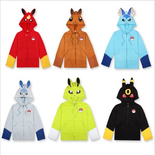 Pokemon GO Pikachu Cosplay Clothing Unisex Hoodie Outwear
