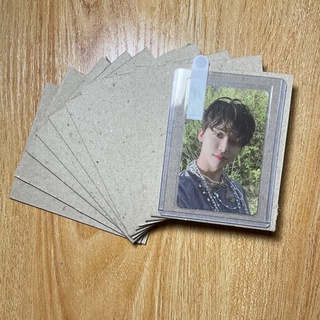 PRE-CUT CARDBOARD / CHIPBOARD FOR PHOTOCARD PACKING [12 pcs]