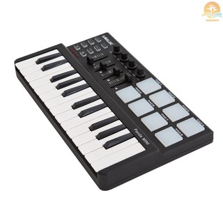 M^M COD Worlde Panda mini Portable Mini 25-Key USB Keyboard and Drum Pad MIDI Controller