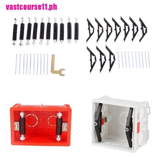 【VCPH】10pc Switch Socket Cassette Screws Support Rod Fixed Electrical Accessor