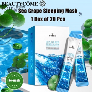 BEAUTYCOME Collagen Firming Sleeping Mask Jelly Sleep Mask Hydrating Moisture Mask No-Cleaning Mask