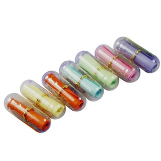100Pcs Message in a Bottle Message Capsule Letter Cute Love Clear Pill (7)