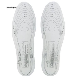 HBGR_1 Pair Men Women Comfortable Soft Antibacterial Memory Foam Shoe Pad Insoles