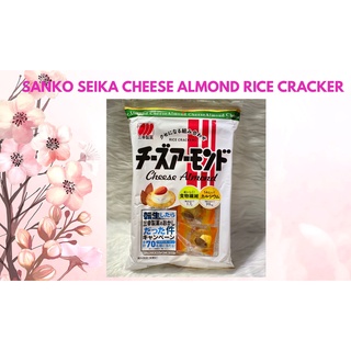 JAPAN SANKO SEIKA CHEESE ALMOND RICE CRACKER