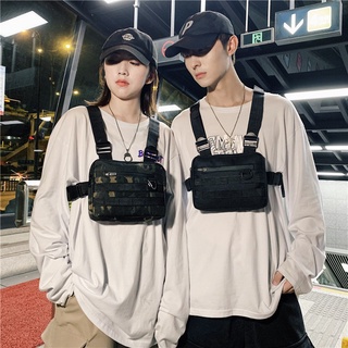 ✧2021 Men Tactical Shoulder Bags Chest Rig Bag Hip Hop Streetwear Men