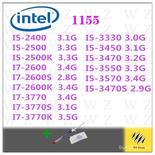 INTEL i5 2400 2500 2500K i5-3470 3450 3570 E3 1230 V2 i7 2600 3770 3770K S 1155 desktop CPU H61 B75