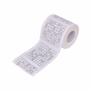 Durable Sudoku Su Printed Tissue Paper Toilet Roll Paper Good Puzzle Game Health Sanitary Paper Toil