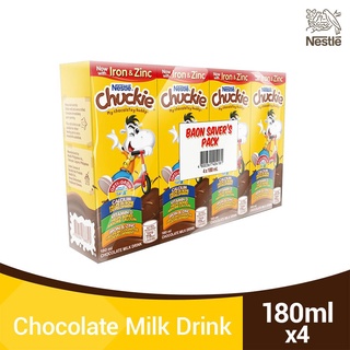 ANMUM CHOCOLATE℗⊙△CHUCKIE Chocolate-Flavoured Milk 180ml - Pack of 4