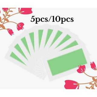 5pcs/10pcs Hair Wax Strips for Hair Removal Double-sided Cold Wax Paper