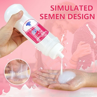 Water Based Lubrication Simulate Semen Lubricant for Sex 500ml Cream Super Capacity Oil Sexual Anal
