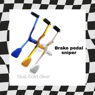 NUI style brake pedal sniper 150 alloy
