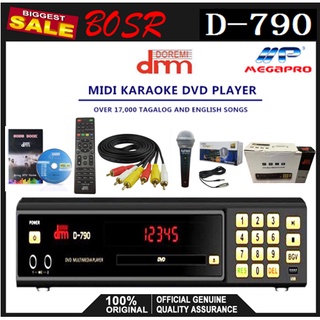 MP Megapro D-790 DoReMi Karaoke Player + DVD + Songbook + Re
