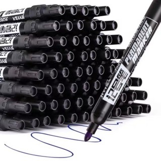 Black oily marker Waterproof and colorfast pwd add ink wholesale