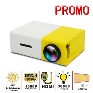 YG300 Pro LED Projector Supports 1080P HD Playback HDMI USB Portable Home Theater Multimedia Video P