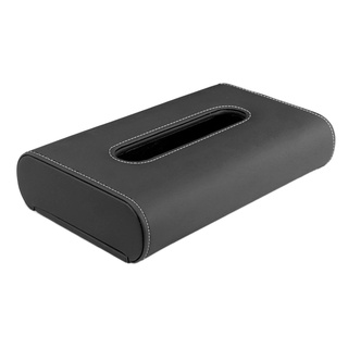 Leather PU Car Tissue Box Cover Holder Paper Towel Cover Household Tissue Boxes Auto Interior Storag