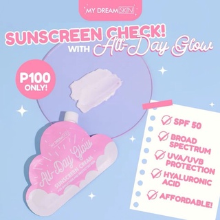 All-Day Glow Sunscreen Cream SPF 50 UVA/UVB Protection