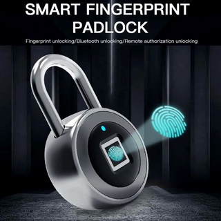 PAPA JET Fingerprint Smart Keyless Lock Waterproof,Fingerprint,Password Unlock Anti-Theft Padlock